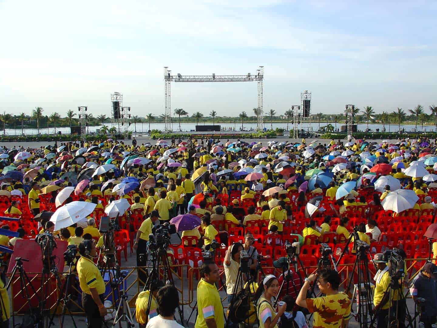 60. Thronjubiläum König Bhumibol Bangkok