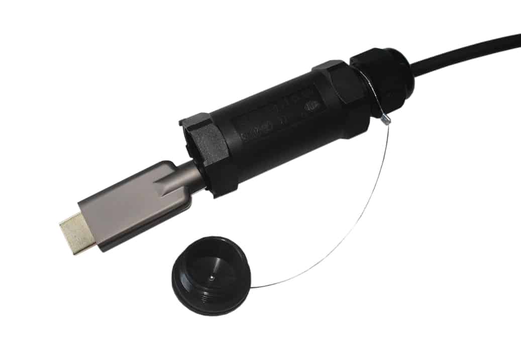 Panzerkabel HDMI 4K UHD fiber cable : 100 m